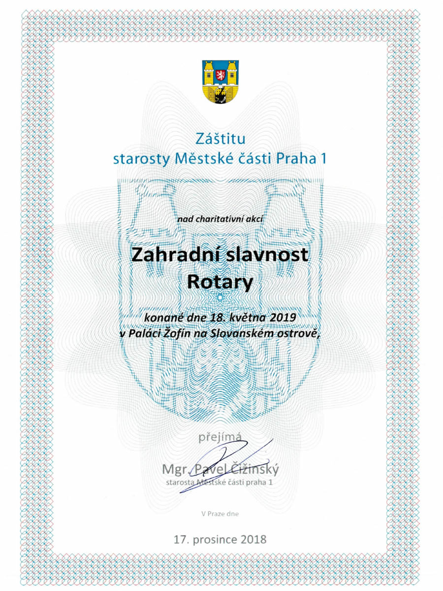 ZÁŠTITA STAROSTY MČ PRAHA 1