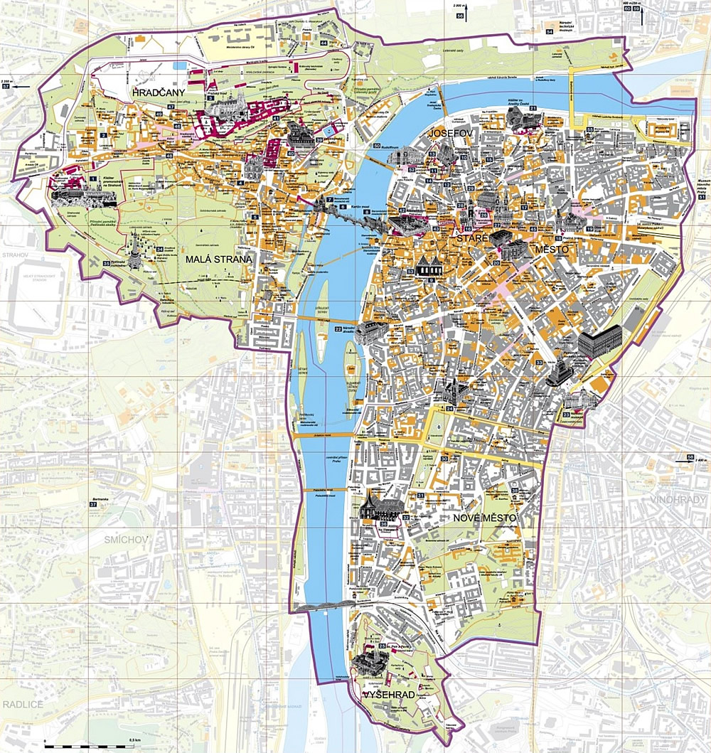 Památky UNESCO - mapa