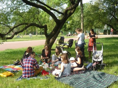 Sady a park na Letné 