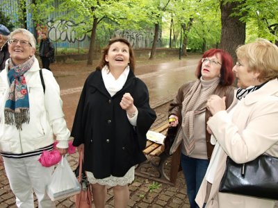 Sady a park na Letné 