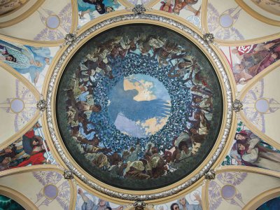 Obecní dům - Primátorský salonek strop