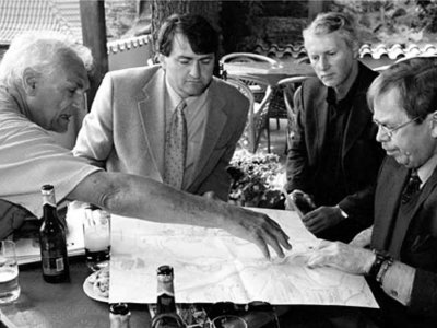 Václav Havel na návštěvě v RC Most